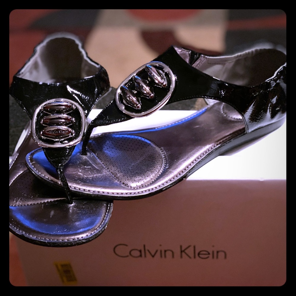 Super Cute Calvin Klein Sandals.. Worn ONCE!